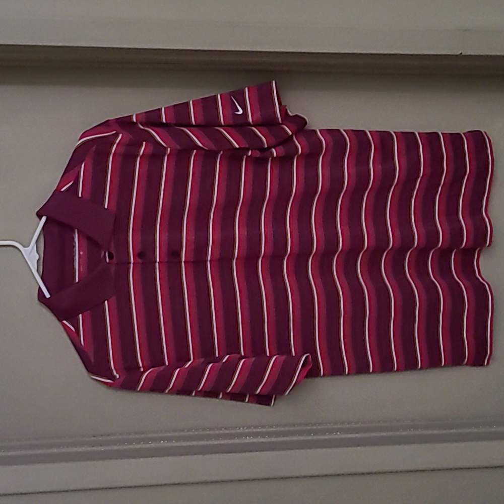 Nike Golf Pink/Purple Polo Small